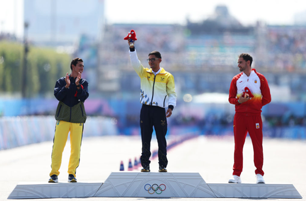 ¡Triunfo dorado! Ecuador brilla en la marcha masculina de 20 km en los JJ.OO. París 2024